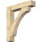 Ekena Millwork Legacy Block Rough Sawn Bracket w/ Offset Brace, Douglas Fir, 8"W x 40"D x 44"H BKT0806X40X44LEC05RDF - alternate 1